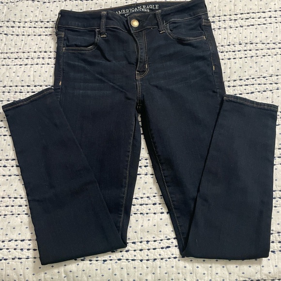 American Eagle dark wash jegging size 10 - Picture 1 of 1